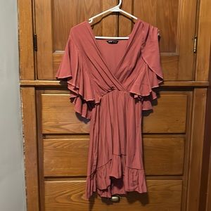 Shirt/dress mauve size small